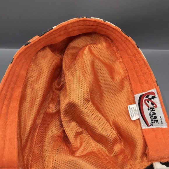 Chase Authentics Head Wrap Skull Cap Bandana Orange Black Camo #20 Tony Stewart - Picture 9 of 10